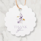 エレガントな花の感謝タグ フェイバータグ (正面)