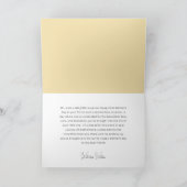 エレガントな花の最初の母の日の2枚の写真 カード (内部)