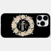 エレガントな花の最高のママリース Case-Mate iPhoneケース (裏面 (横))