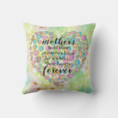 エレガントな花の母の日枕 クッション (裏面)