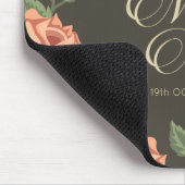 エレガントな花の氏及びWedding |夫人のマウスパッド マウスパッド (コーナー)