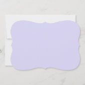 エレガントな花の水彩　出欠をお知らせください 招待状 (裏面)