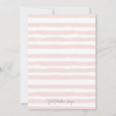 エレガントな花の聖餐 招待状 (裏面)