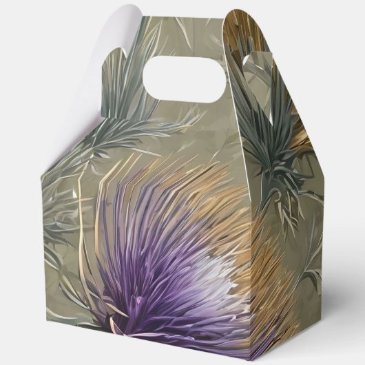 エレガントな花の蓼（ちどり）模様のデザイン フェイバーボックス (正面)