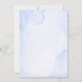 エレガントな花の誕生日パーティー招待状 招待状 (裏面)