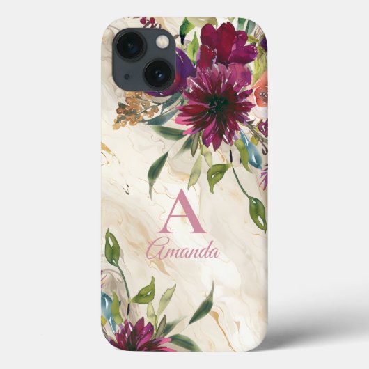 エレガントな花の野の花 Case-Mate iPhoneケース (裏面)