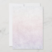 エレガントな花の70歳の誕生日カード 招待状 (裏面)