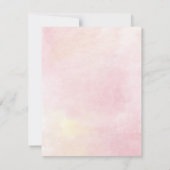 エレガントな花の75歳の水彩画の誕生日パーティー 招待状 (裏面)