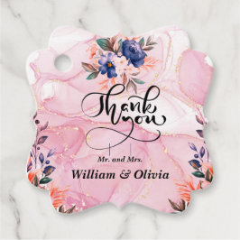 エレガントな花の フェイバータグ