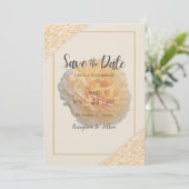 エレガントな花の「Save the Date」 セーブザデート (スタンド正面)