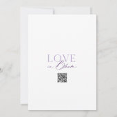 エレガントな花のSave the Dateカード セーブザデート (裏面)