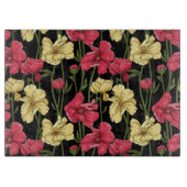 エレガントな花パターン2 カッティングボード (正面)