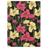 エレガントな花パターン2 クリップボード (裏面)