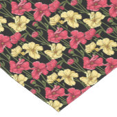 エレガントな花パターン2 ショートテーブルランナー (コーナー)