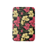 エレガントな花パターン2 バスマット (正面縦)