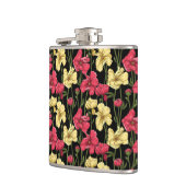 エレガントな花パターン2 フラスク (左)