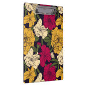 エレガントな花パターン クリップボード (右)