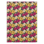 エレガントな花パターン テーブルクロス (正面)