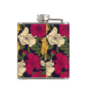 エレガントな花パターン フラスク (裏面)