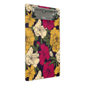 エレガントな花パターン ミニクリップボード (アングル)