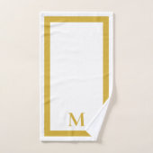 エレガントな花嫁の友人と独身最後の旅のカスタム バスタオルセット (ハンドタオル)