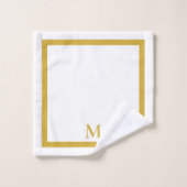 エレガントな花嫁の友人と独身最後の旅のカスタム バスタオルセット (ウォッシュタオル)