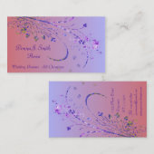 エレガントな花屋 名刺 (正面/裏面)