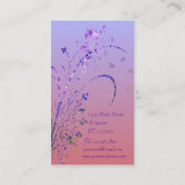 エレガントな花屋 名刺 (裏面)