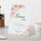 エレガントな花束をあなた自身で フローラルベイビーシャワー 台座サイン (インサイチュ)