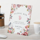 エレガントな花束を作ろう ベビーシャワーデコレーション 台座サイン (インサイチュ)