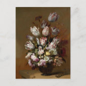 エレガントな花束 - ヴィンテージオランダ美術 ポストカード (正面)