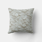 エレガントな花柄のエンボス加工装飾枕 クッション (裏面)