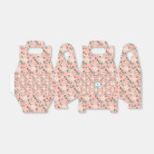 エレガントな花柄のピンク フェイバーボックス (折り畳みなし)