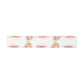 エレガントな花柄の二人名前ウェディングシャワー招待状 招待状ベリーバンド (フラット)