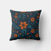 エレガントな花柄クッション クッション (裏面)