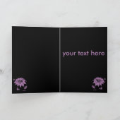 エレガントな花柄- カード (内部)