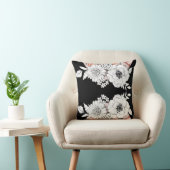 エレガントな花柄 クッション (椅子)