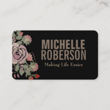 エレガントな花柄