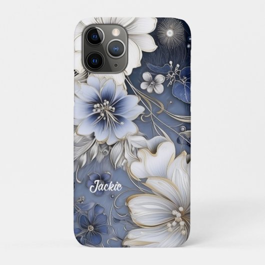 エレガントな花柄 Case-Mate iPhoneケース (裏)