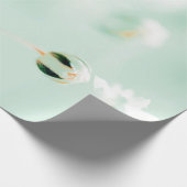 エレガントな花模様のラッピングペーパー ラッピングペーパー (角)