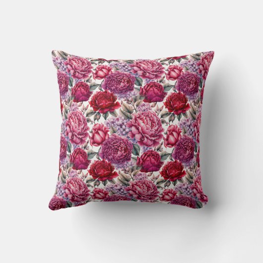 エレガントな花 クッション (裏面)