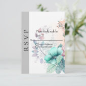 エレガントな花  出欠カード (スタンド正面)