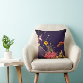 エレガントな芸術的植物画 クッション (椅子)