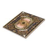 エレガントな茶色がかった鋼色のヴィンテージのビクトリア時代の人 タイル (側面)