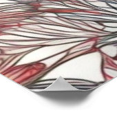 エレガントな草花 ポスター (角)