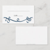 エレガントな華麗さの結婚式の座席の座席表 名刺 (正面/裏面)