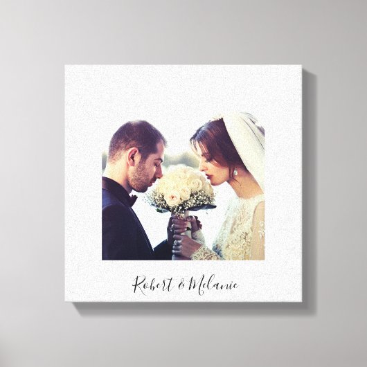 エレガントな葉の模様 | オーダーメイド キャンバスプリント (正面)