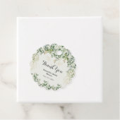 エレガントな葉の装飾：植物のウェディングギフトタグ フェイバータグ (インサイチュ)