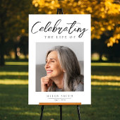 エレガントな葬儀の写真 | 生前の記念 ポスター