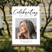 エレガントな葬儀の写真 | 生前の記念 ポスター